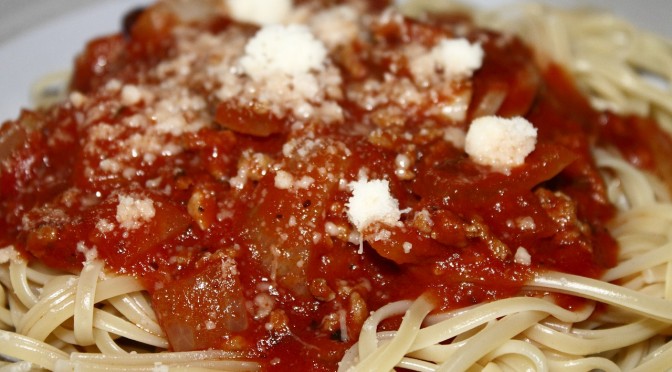 spaghetti bolognese